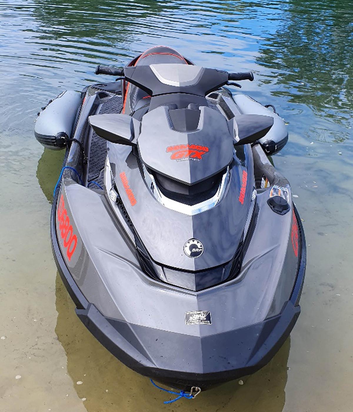 thumbnail image 2 of EJIA Inflatable Jet Ski Fender Kit – 325x178x20cm, Black, With Electric Pump, Repair Kit & Carry Bag – CE/ISO Certified 2 of 2